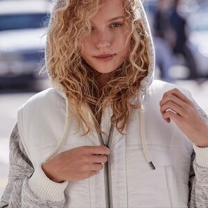 Free people Movement Mad for it Jacket Coat Size Small Oversized Fall Winter
